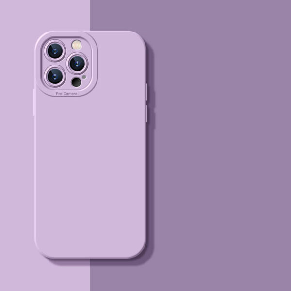 Silikonové pouzdro pro Apple iPhone 12, fialová