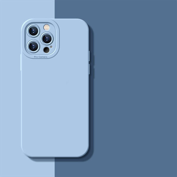 Silikonové pouzdro pro Apple iPhone 12 Pro, modrá