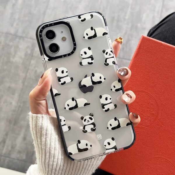 Měkké TPU pouzdro pro iPhone 13 Pro, Panda